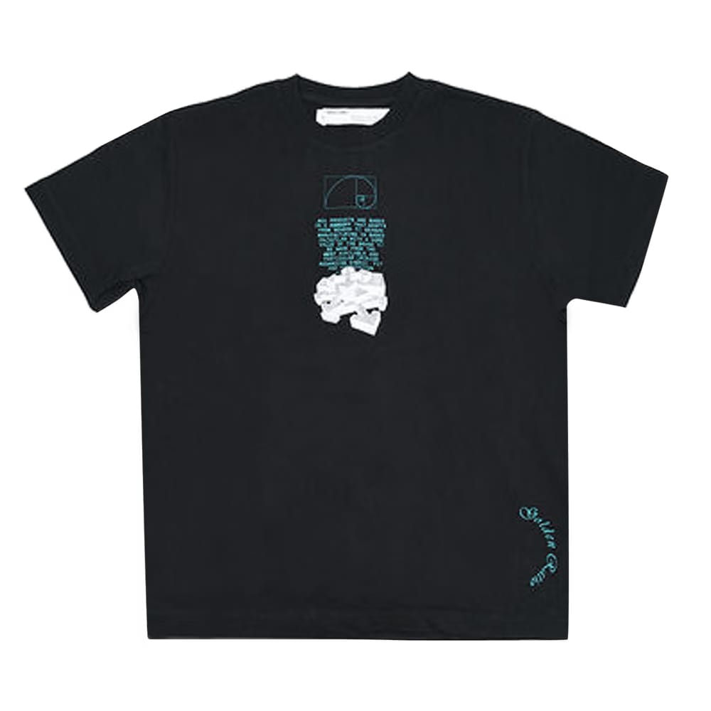 Off-White Dripping Arrows Shorts Sleeve Over T-Shirt Black