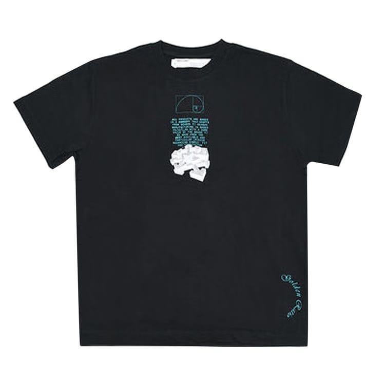 Off-White Dripping Arrows Shorts Sleeve Over T-Shirt Black