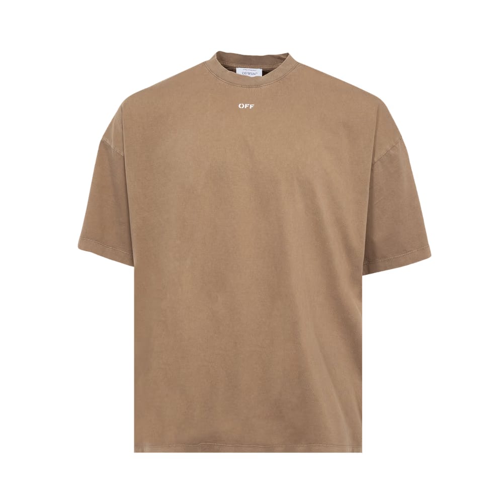 Off-White Saint Matthew Over Shorts-Sleeve T-Shirt Rain Drum Grey