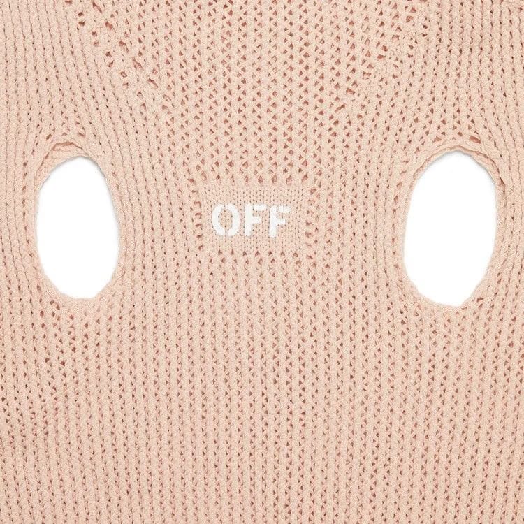 Off-White Holy Long-Sleeve Top Nude