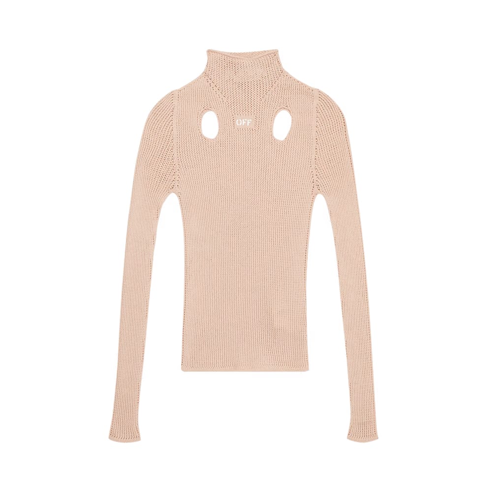 Off-White Holy Long-Sleeve Top Nude