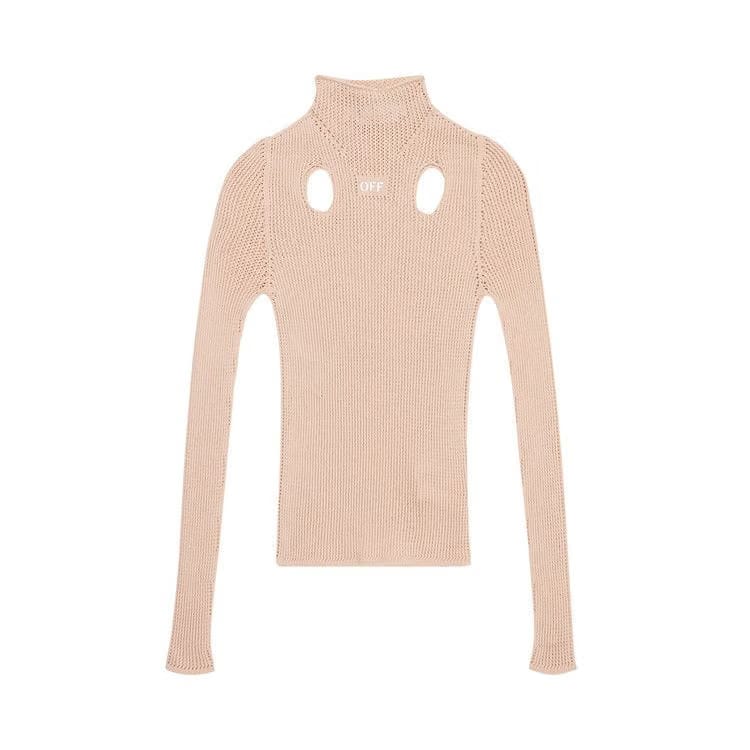 Off-White Holy Long-Sleeve Top Nude