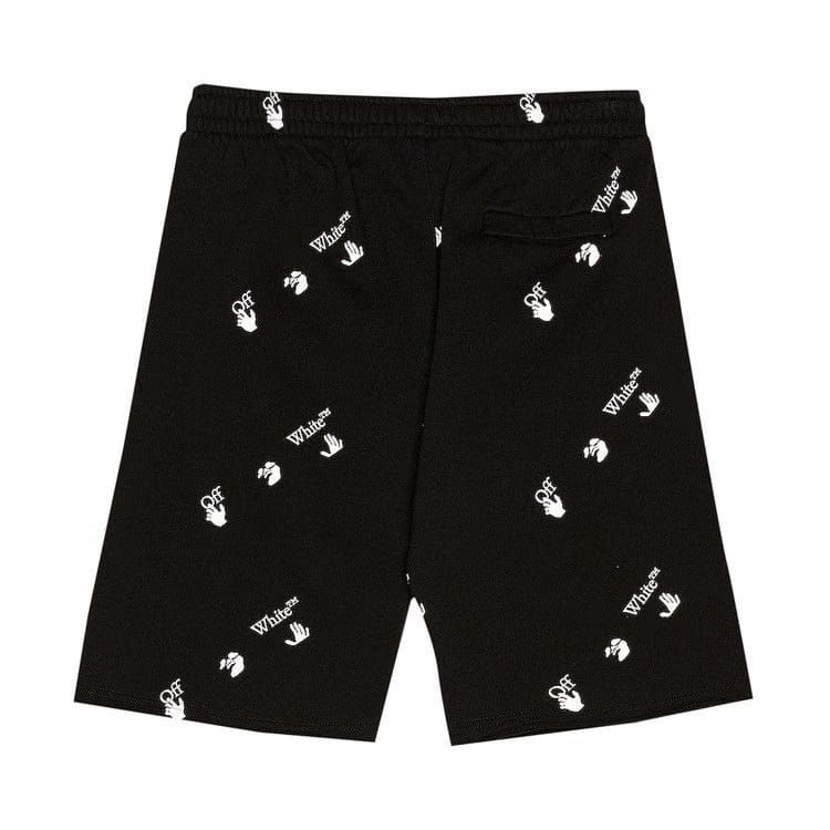 Off-White Logo Allover Sweatshorts Black/White