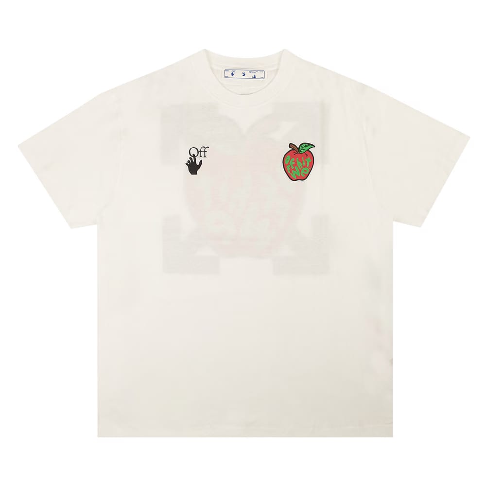 Off-White Apple Over T-Shirt White/Red