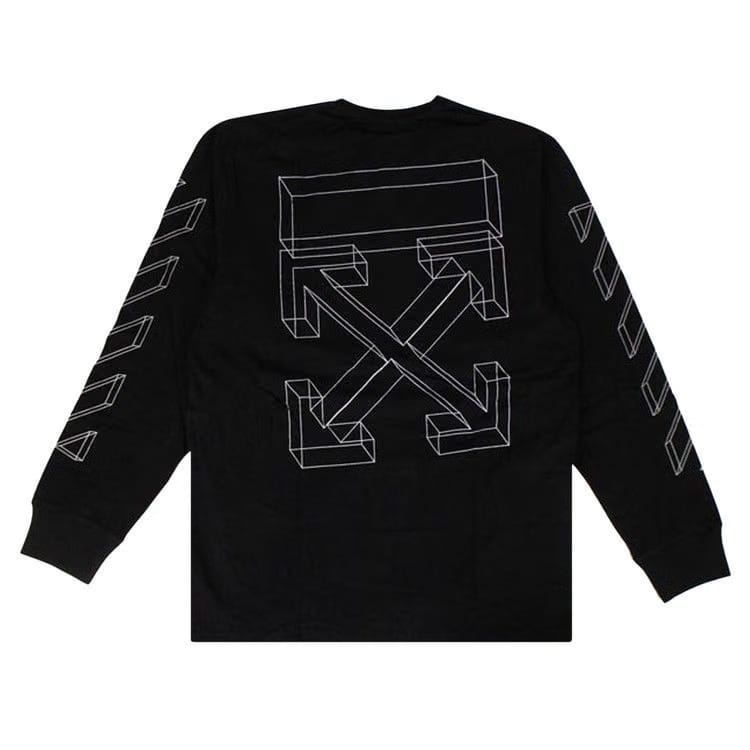 Off-White 3D Line Long-Sleeve T-Shirt Black