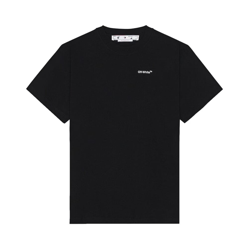 Off-White Arrows Logo Print T-Shirt Black