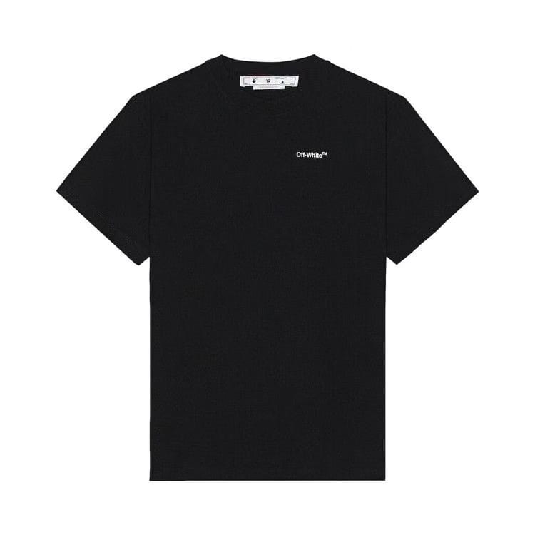 Off-White Arrows Logo Print T-Shirt Black