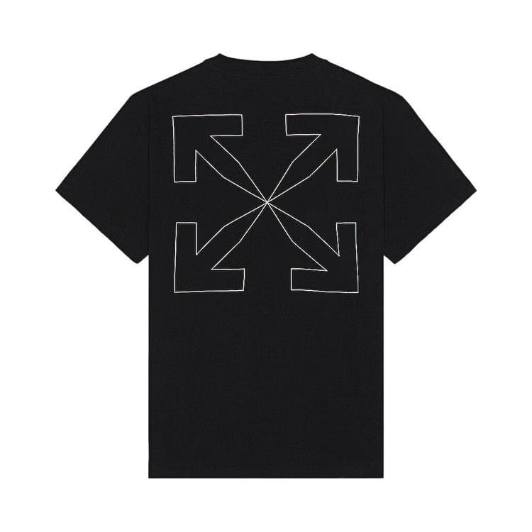 Off-White Arrows Logo Print T-Shirt Black