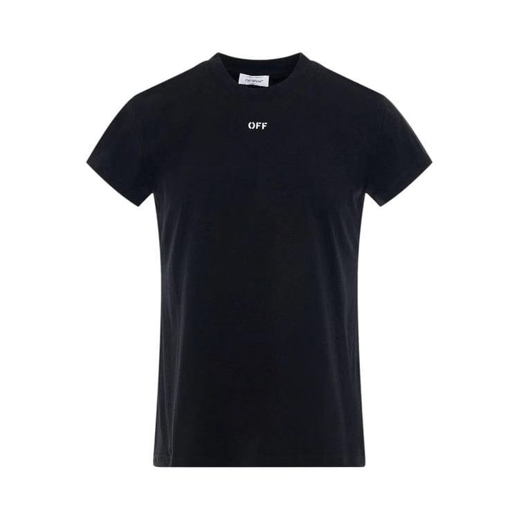 Off-White Off Stamp Shaped T-Shirt Black/White