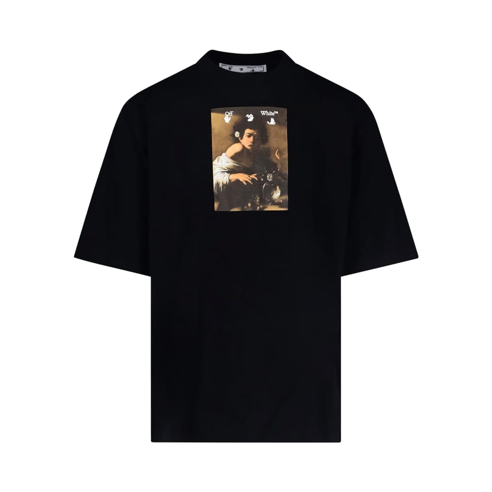 Off-White Caravaggio Boy Skate T-Shirt Black/Multicolor