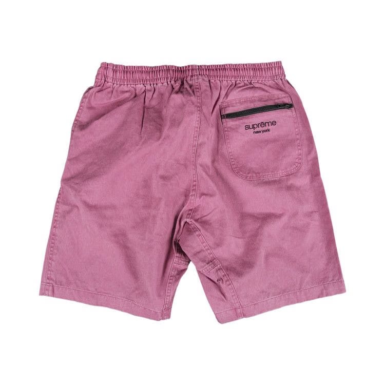 Supreme Washed Twill Shorts Red