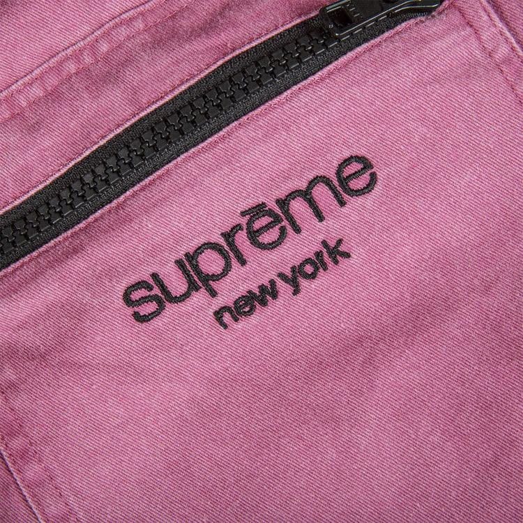 Supreme Washed Twill Shorts Red
