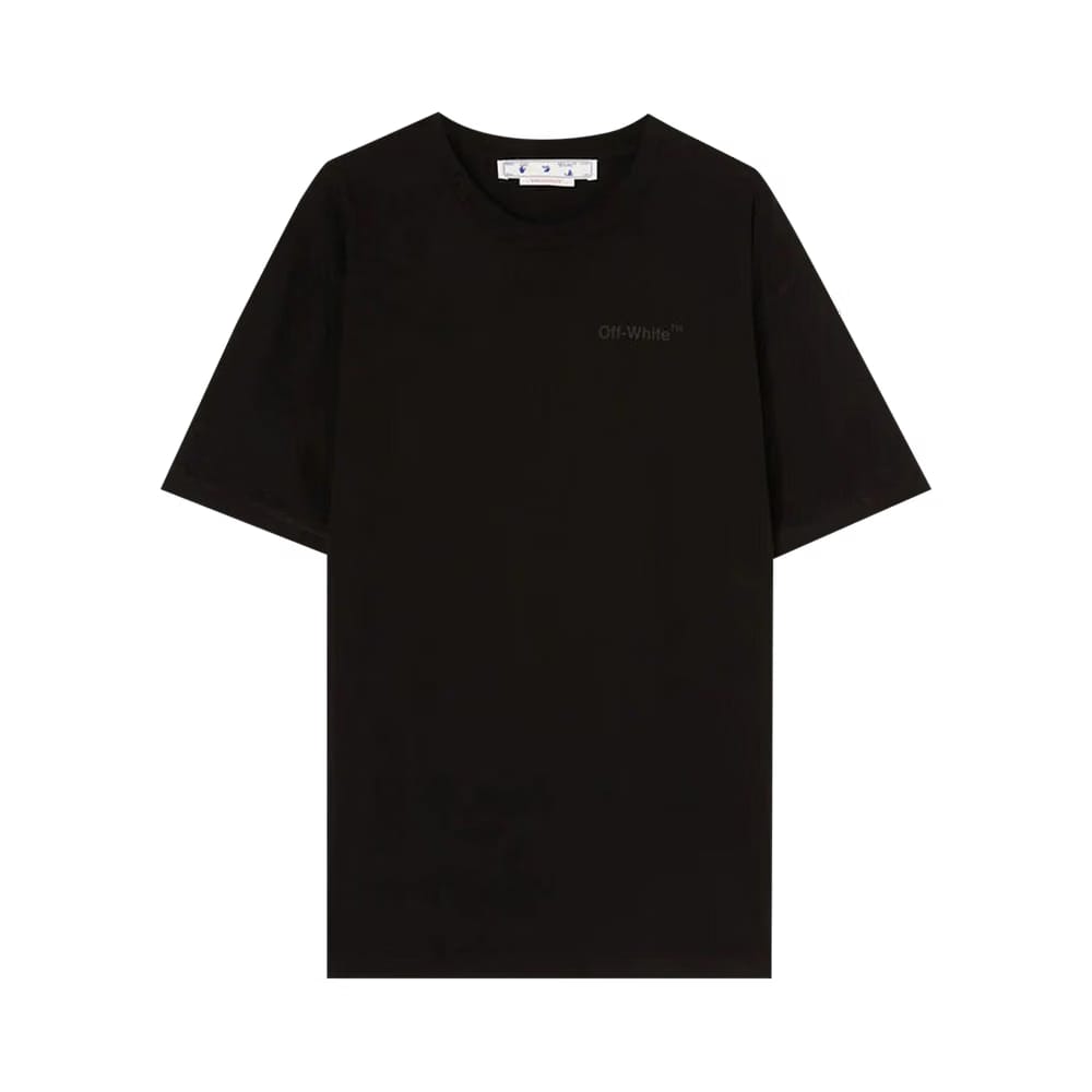 Off-White Diag Tab Over Shorts-Sleeve T-Shirt Black/Black