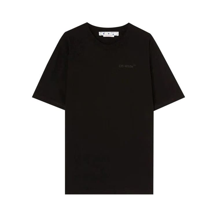 Off-White Diag Tab Over Shorts-Sleeve T-Shirt Black/Black