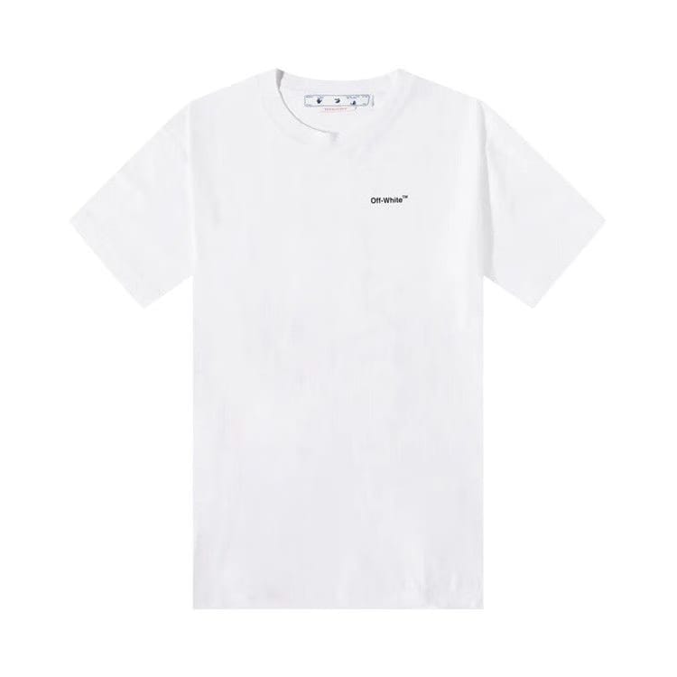 Off-White Arrows Logo Print T-Shirt White