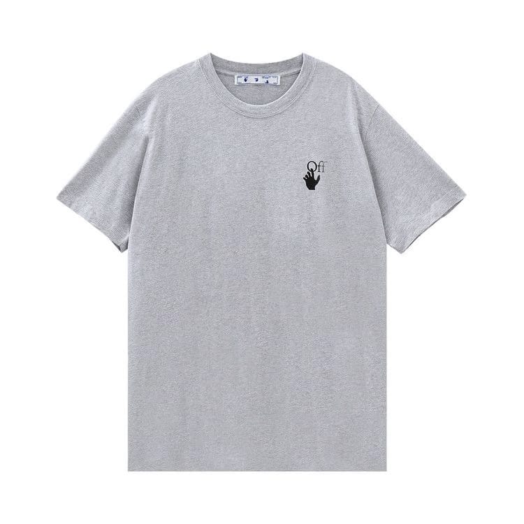 Off-White Marker Slim T-Shirt Grey/Red
