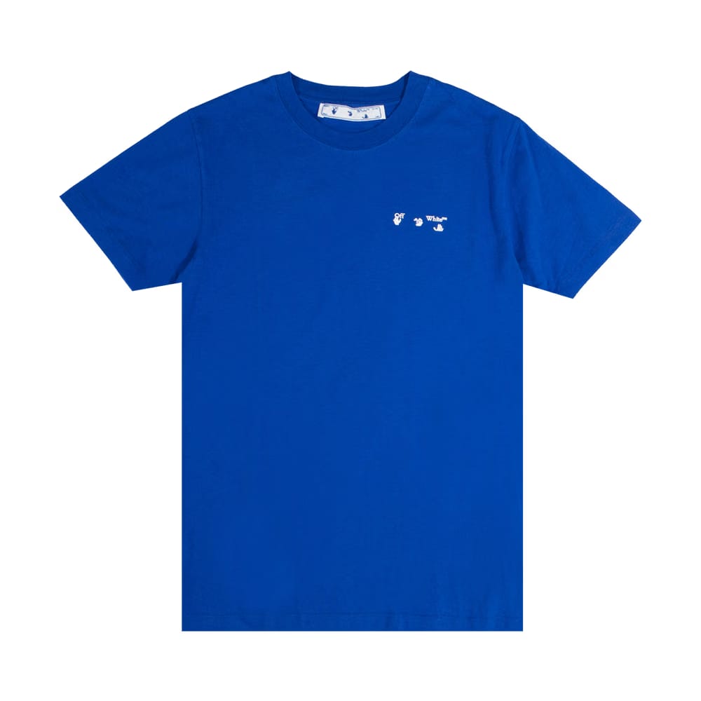 Off-White Logo Slim T-Shirt Blue