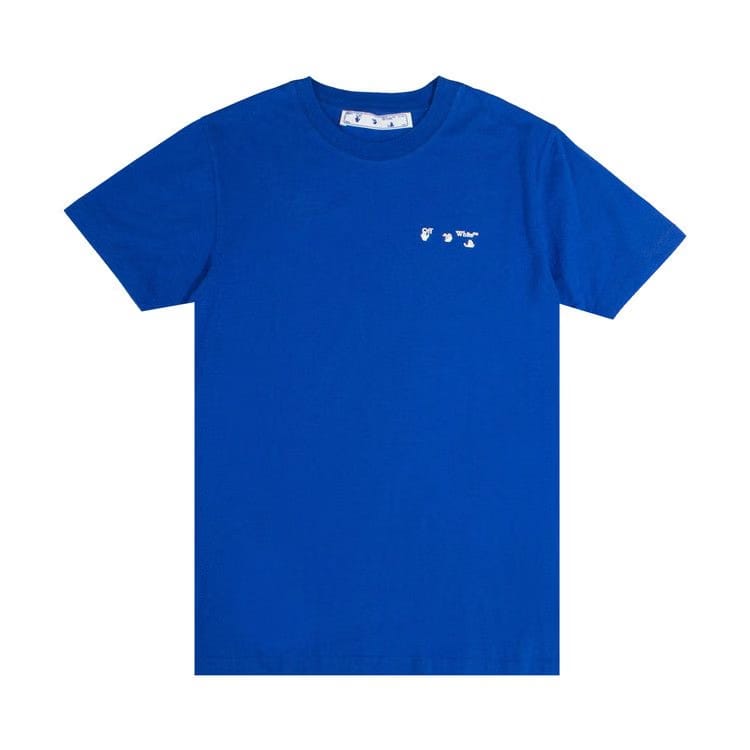 Off-White Logo Slim T-Shirt Blue