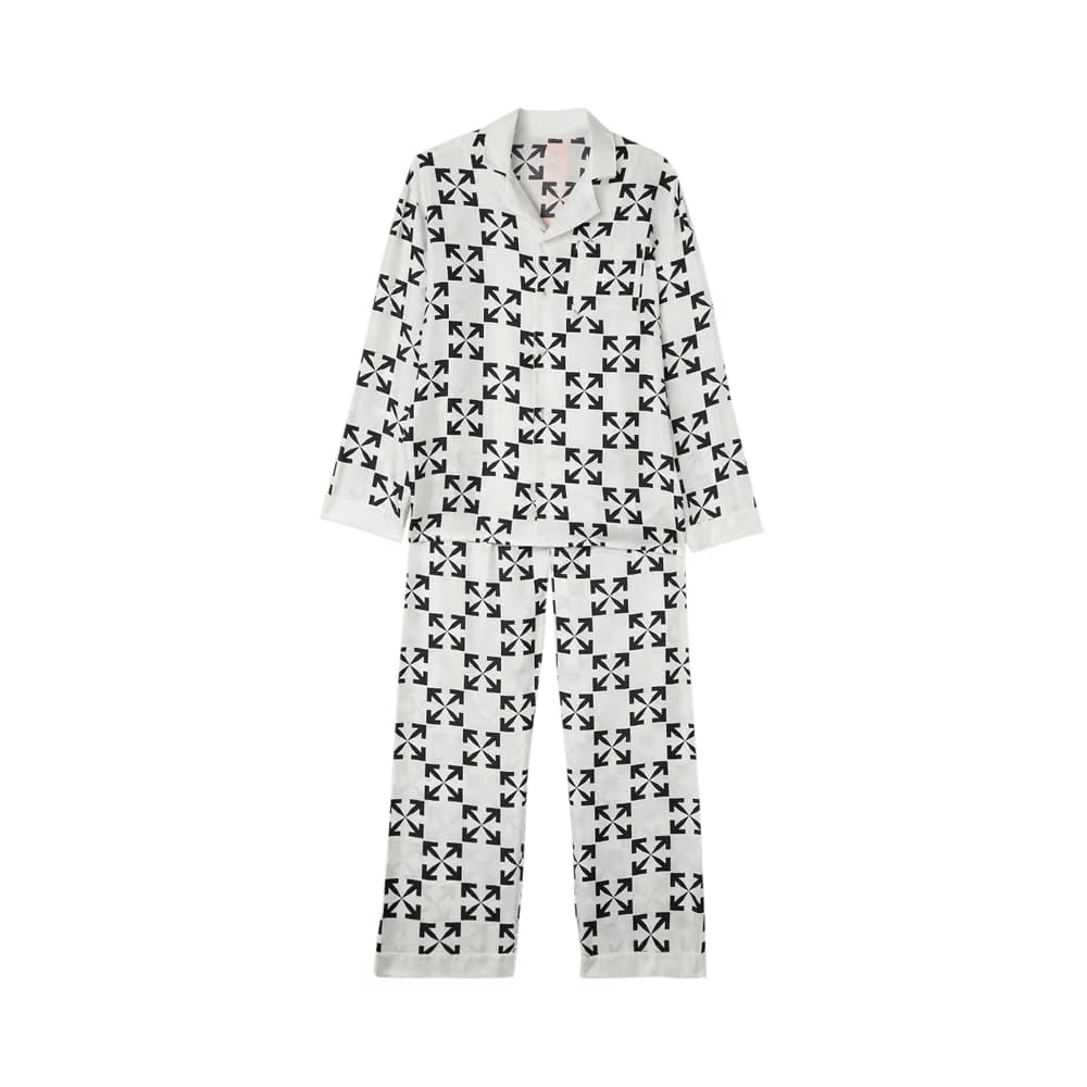 Off-White Arrow Pattern Pyjamas Black/White