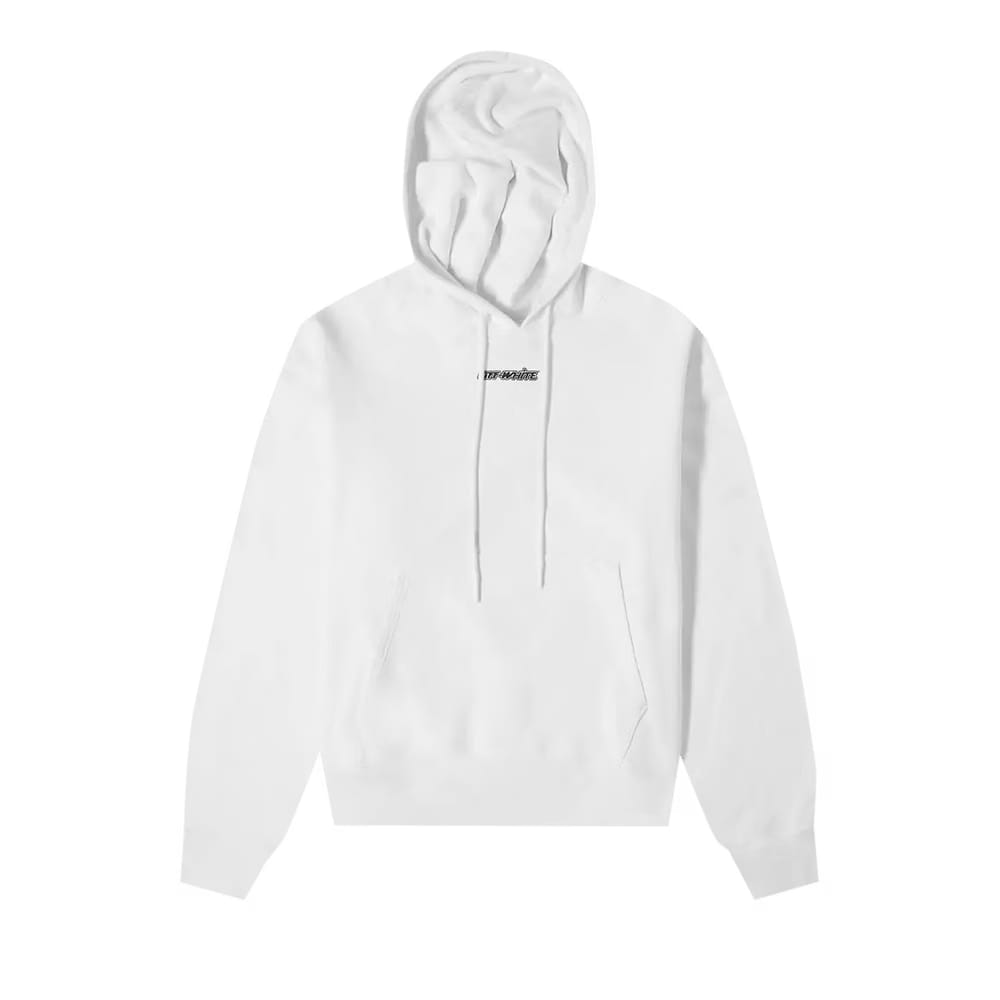 Off-White Marker Over Hoodie White