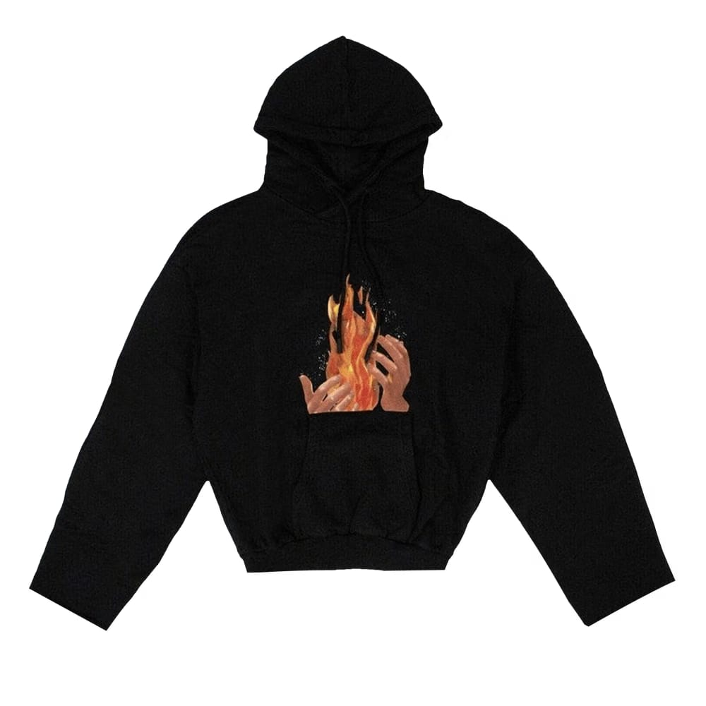 Off-White Diag Fire Back Zip Sweatshirt Black