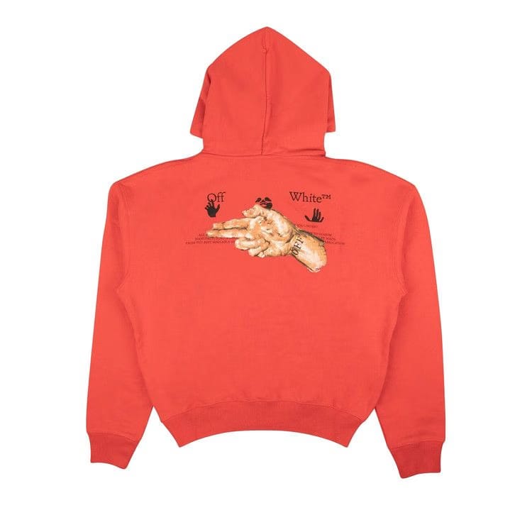 Off-White Pascal Oversized Hoodie Red