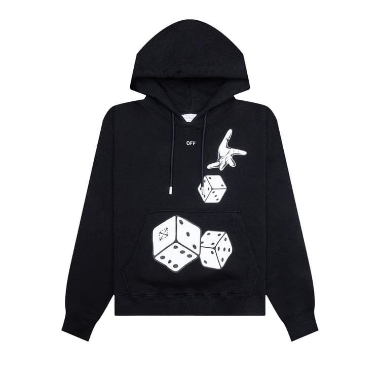 Off-White Dices Skate Hoodie Black/White