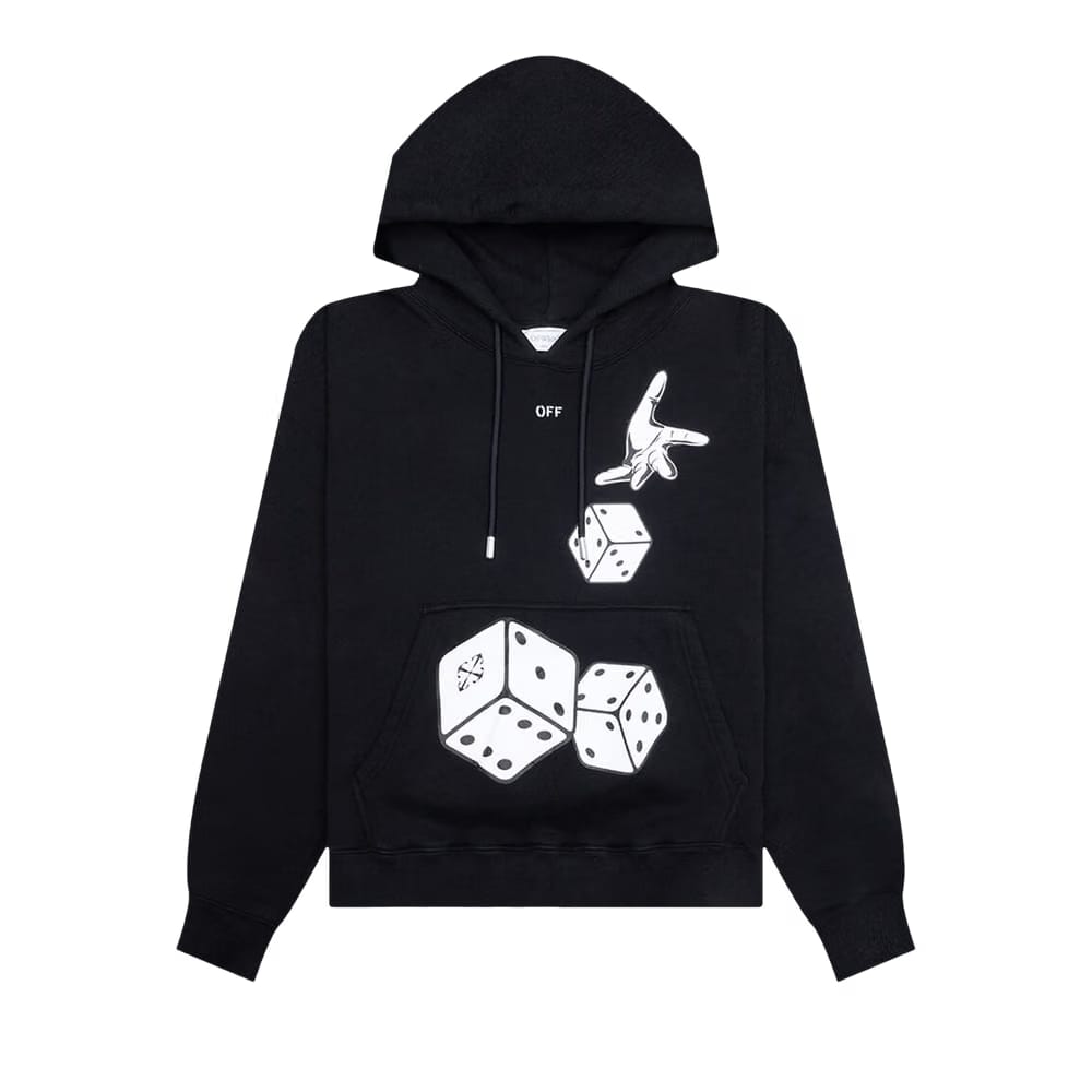 Off-White Dices Skate Hoodie Black/White