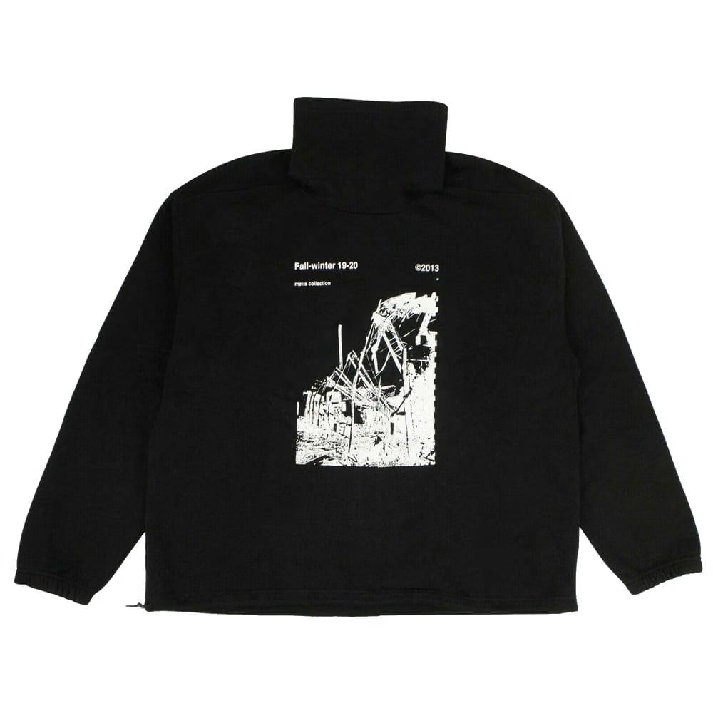 Off-White Ruined Factory Sweatshirt Black
