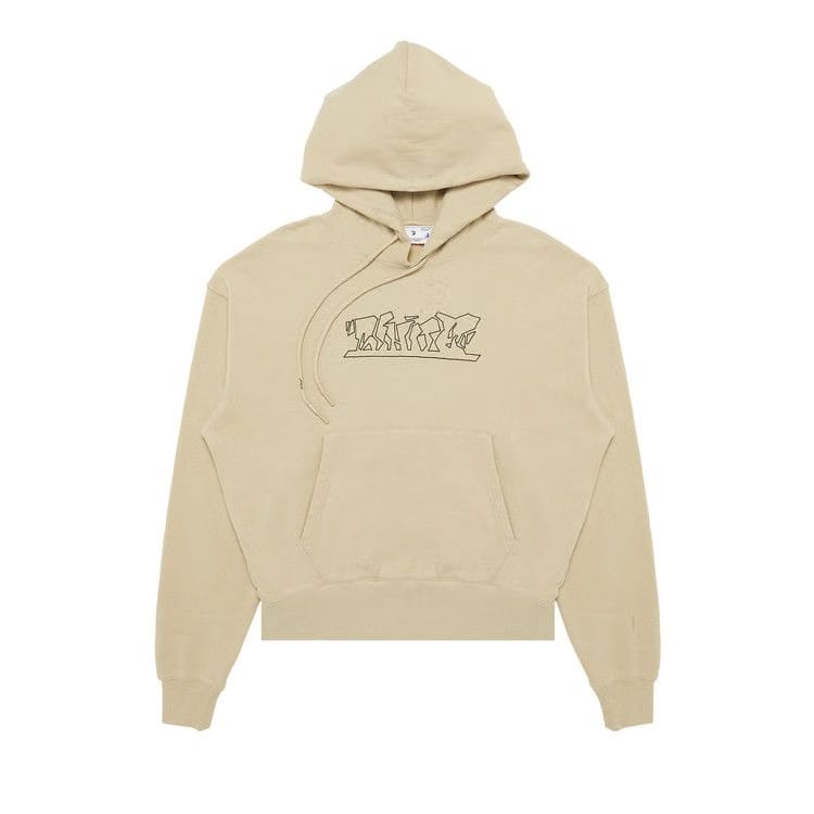 Off-White Figure Of Speech Over Hoodie Dark Sand