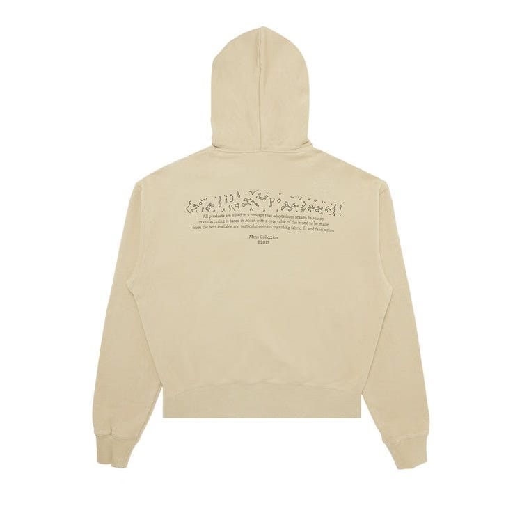 Off-White Figure Of Speech Over Hoodie Dark Sand
