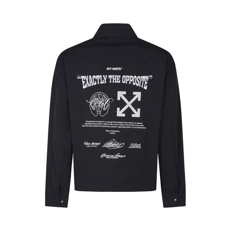 Off-White Exact Opposite Shirt Jacket Black/White