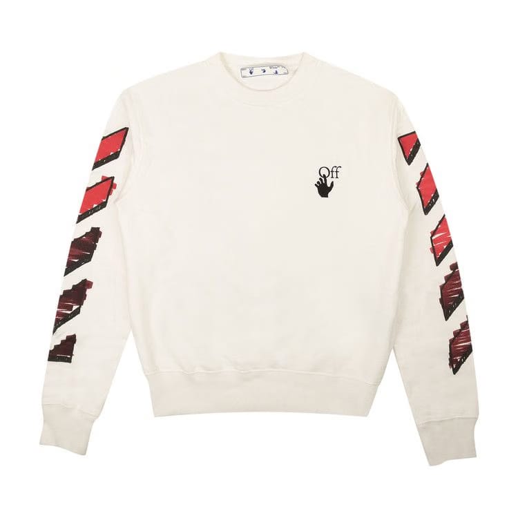 Off-White Marker Arrows Crewneck Sweatshirt White