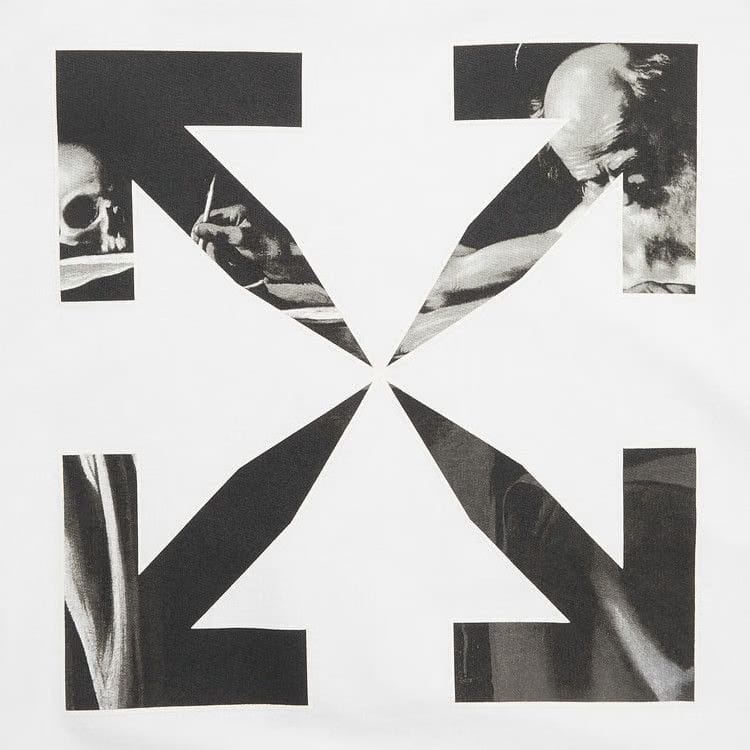 Off-White Carav Arrow Skate Crewneck White/Black