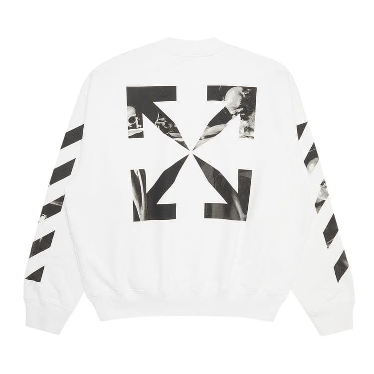 Off-White Carav Arrow Skate Crewneck White/Black