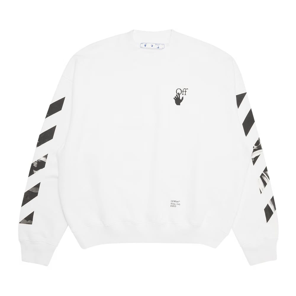 Off-White Carav Arrow Skate Crewneck White/Black
