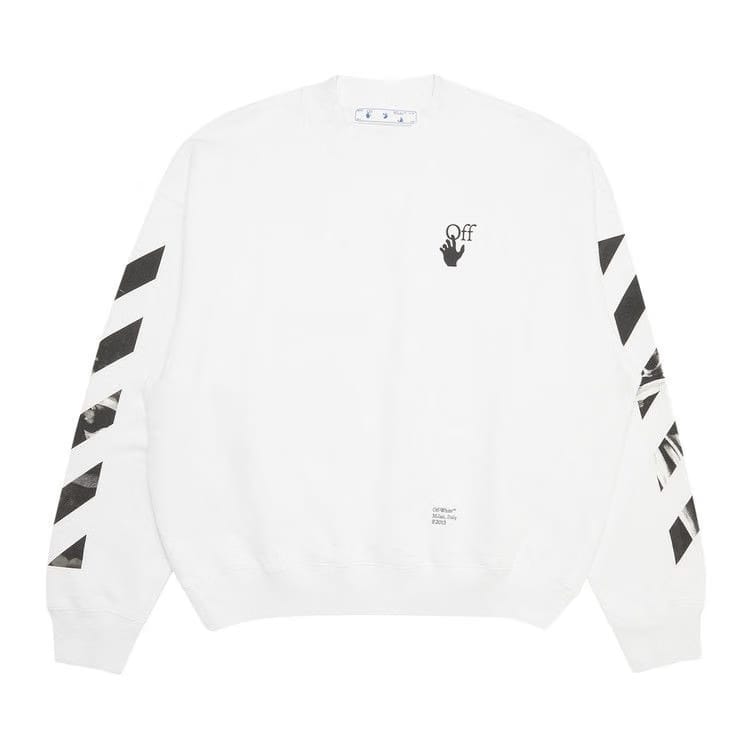 Off-White Carav Arrow Skate Crewneck White/Black