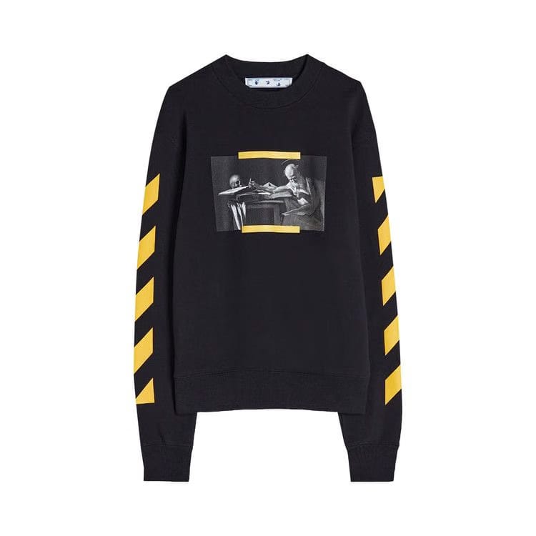 Off-White Caravaggio Painting Slim Crewneck Black/Multicolor