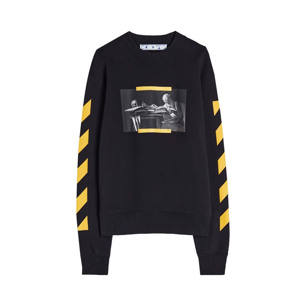 Off-White Caravaggio Painting Slim Crewneck Black/Multicolor