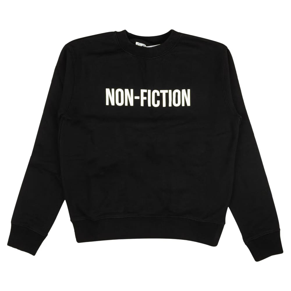 Off-White Non Fiction Slim Crewneck Black