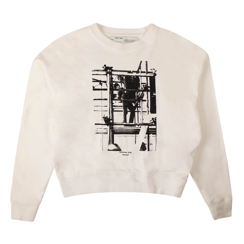 Off-White Graphic Print Sweatshirt White