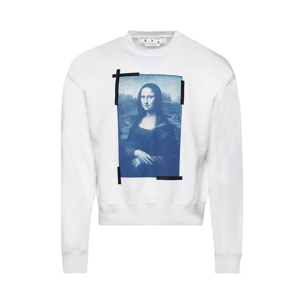 Off-White Monalisa Over Crewneck White
