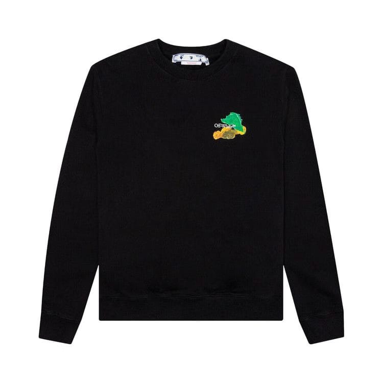 Off-White Brush Arrow Slim Crewneck Black/Multicolor
