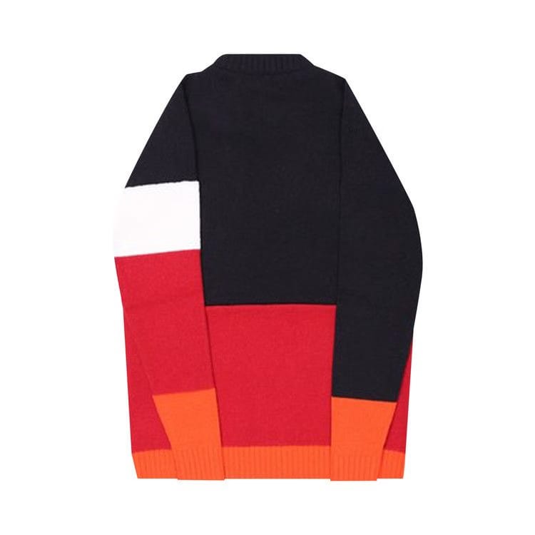 Off-White Color Block Off Crewneck Blue/Red