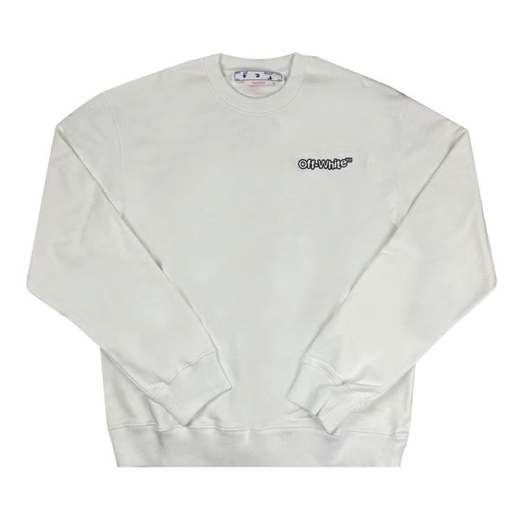 Off-White TM Logo Print Crewneck White/Black