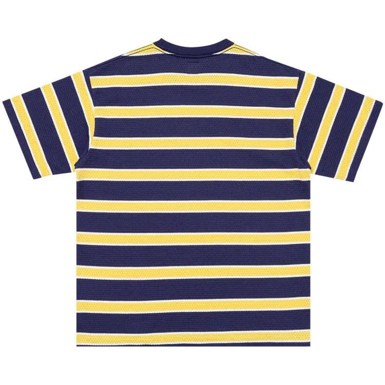 Human Made Striped Mesh T-Shirt Navy