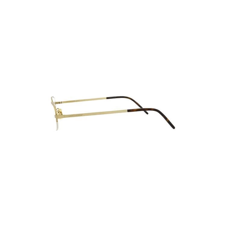 Saint Laurent Round Frame Sunglasses Gold