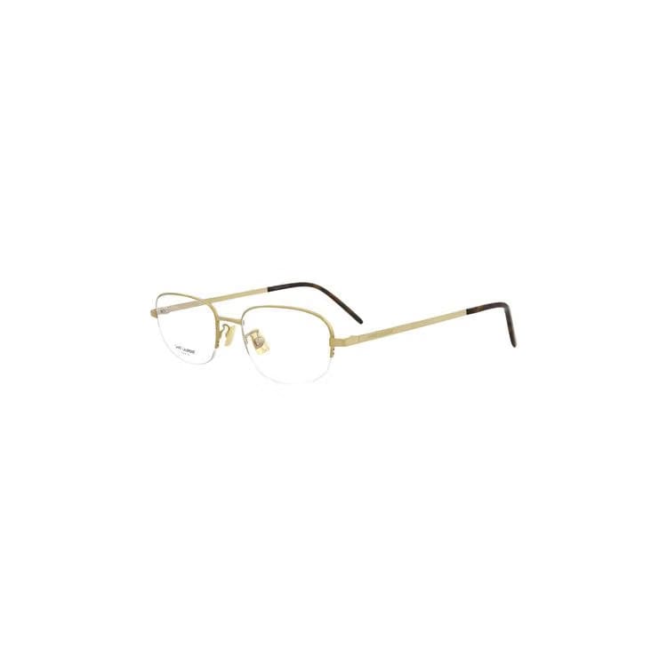 Saint Laurent Round Frame Sunglasses Gold