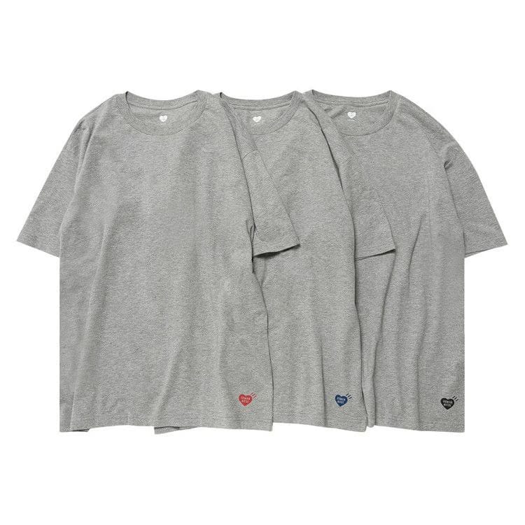 Human Made T-Shirt (3 Pack) Grey