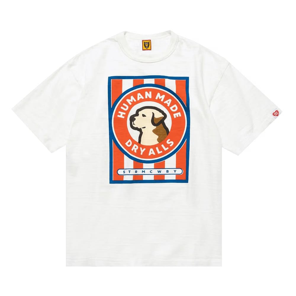 Human Made Dog Graphic T-Shirt #03 White